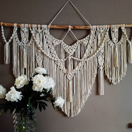 🌿 Extra Large Macramé Wall Hanging – Boho Statement Decor