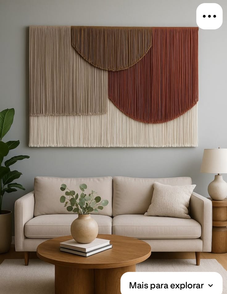 Large Handmade Macramé Wall Hanging – Modern Boho Fiber Art